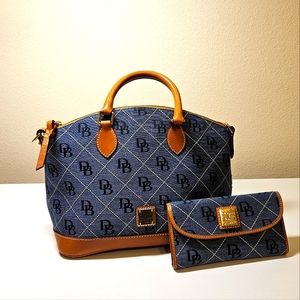 Maxi Qulit Darcy Satchel bag and clutch wallet included